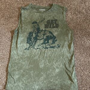 Get Wild Rodeo Graphic Muscle Tank - S